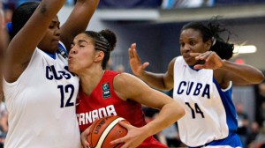 Women’s basketball team in Canada getting ready for the Olympics