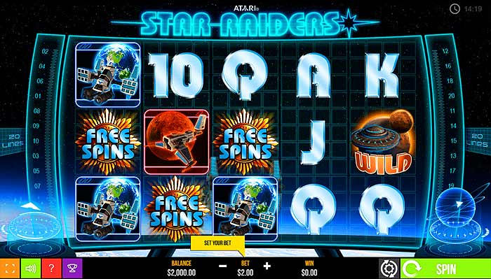 Atari Star Raiders slot available on Omni Slots