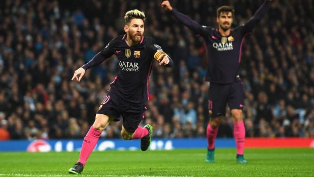 Messi, top scorer in the group stage of the Champions League