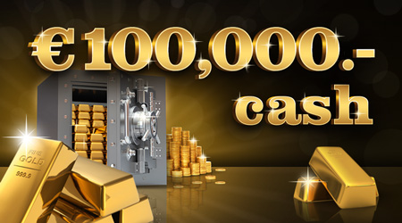 Win prizes worth € 100,000