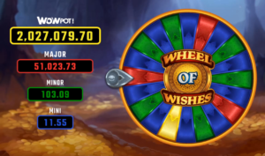 Wheel of Wishes jackpot bonus