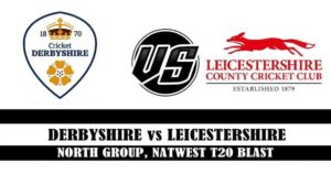 LEICESTERSHIRE VS DERBYSHIRE Betting Review