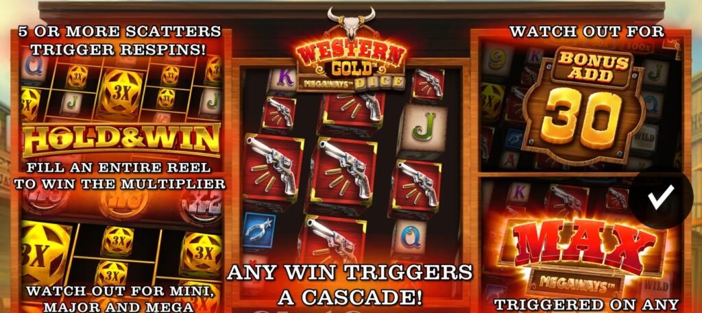 Western Gold Megaways Dice Slot Review
