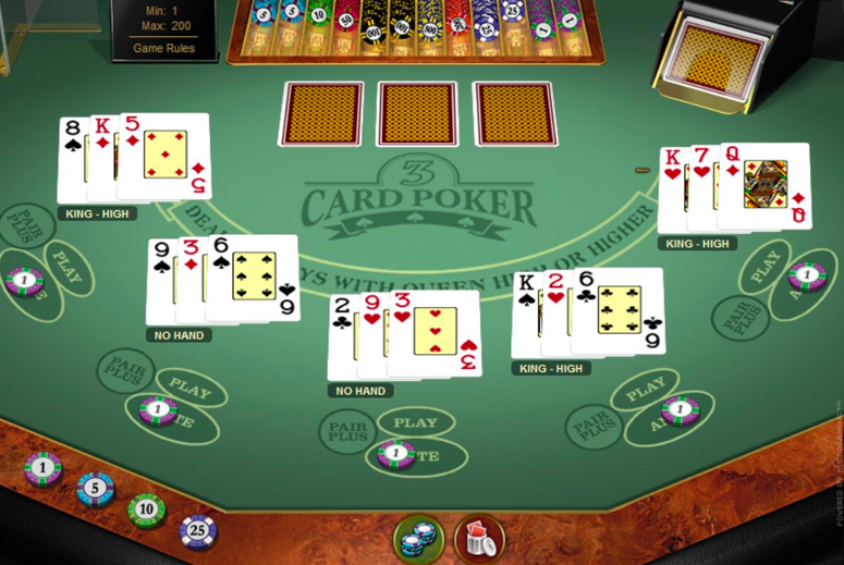 HOW TO PLAY: Three Card Poker